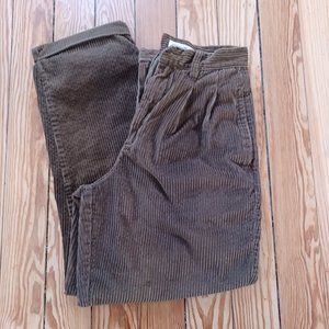 Vintage and High Waisted Eddie Bauer  Corduroy Pants